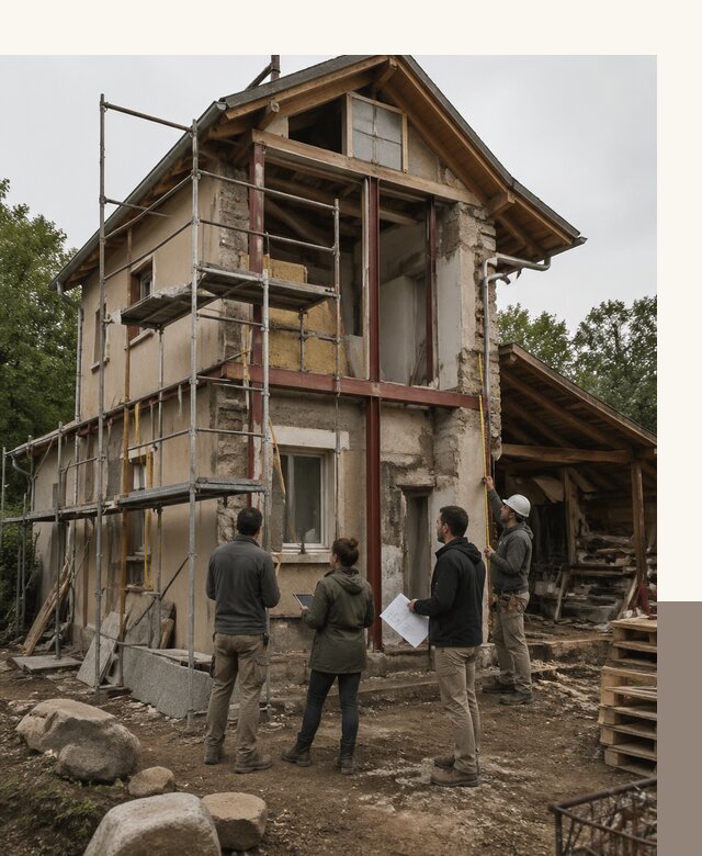 Реконструкция загородного дома под ключ в Сосновом Боре от бюро