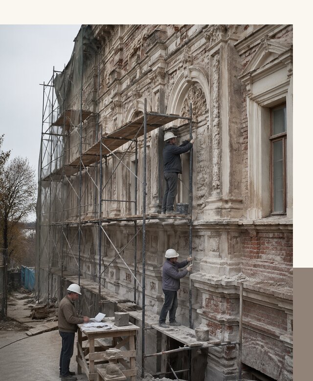 Реставрация объектов культурного наследия под ключ в Сосновом Боре